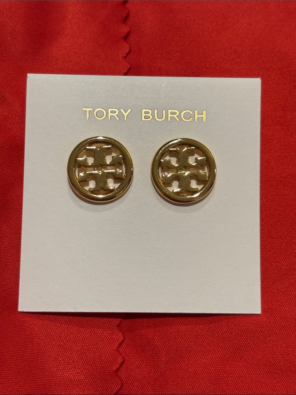 Tory Burch Hollow Stud Earrings